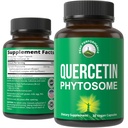 Peak Performance Ultra Pure Quercetin Phytosome Capsules Vegan - Rich Sophora Japonica Extrait pour Max Absorption Maintenant. Quercetin 250mg Capsules de supplément. Fabriqué aux États-Unis