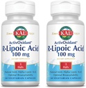 KAL 100 Mg R-Liponsäure-Aktivoxidant Tabletten, 60 Count | Pack von 2