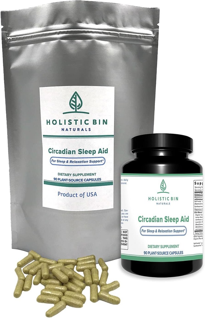 L'aide au sommeil circadienne Holistic Bin est appuyée par la science Tous les aides au sommeil naturels pour les adultes.