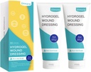 Dimora 2 Packs 6oz Hydrogel Erste Hilfe Salbe, Burn Injory Soothing Gel, Hautreparaturcreme für Notfallverbrennung, Postoperative Incisions, Bruises, Debridement Wound Care