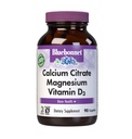 Bluebonnet Nutrition Calcium Citrate Magnesium Plus Vitamin D3 Kapseln, Knochen Gesundheit & Muskel Erholung, Non GMO, Gluten, Soy & Milk Free, Kosher, Weiß, 90 Count