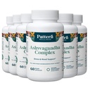 Muster Wellness Ashwagandha Complex für Männer & Frauen - KSM-66 & Schwarz Pfeffer Extrakt - Ganze Körper & Herz Gesundheit - Unterstützt Stress & Stimmung - Non-GMO - 360 Vegan Kapseln