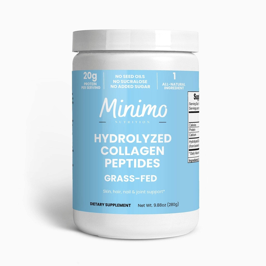 Gras-Fed hydrolysierte Collagen Peptide, fördert Haar, Nagel, Haut, Knochen und Gelenke Gesundheit, Unflavored, 9.9 Unze