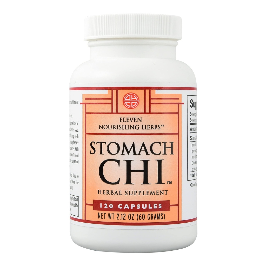 Stomach Chi - Chinesische Kräuter-Ergänzung für Verdauungs-Gesundheit - Stärkung & Wiederherstellung Verdauungs-System & Verbesserung der Funktion zur Unterstützung Stomach Relief - Natürliche Verdauungshilfe - 120 Kapseln
