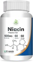 Niacine Générique (Vitamine B3) 500mg Niveaux d'énergie.