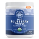 Vimergy Wild Blueberry Powder – schützt die Gehirngesundheit* - unterstützt die Herz-Kreislauf-Funktion* – Bio, Vegan & Glutenfrei – Regular Size 250g