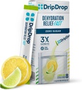 Tropf Hydration - Zero Sugar Electrolyte Powder Packets Keto - Lemon Lime - 8 Count