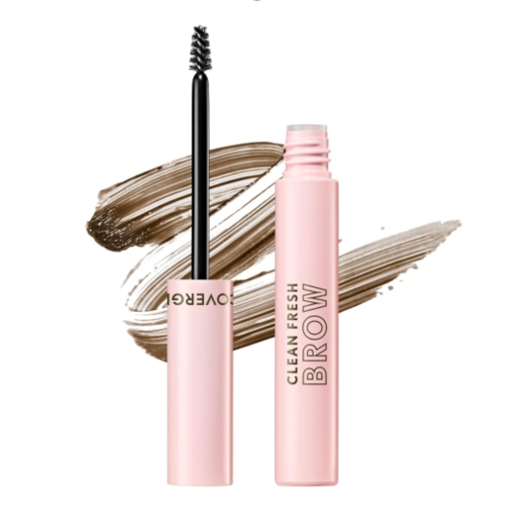 CoverGirl Clean Fresh Brow, 500 Medium Brown, Augenbraue Gel, Langlaufen, Vegan Formel, Natürliche Suche, leicht zu bedienen, Smudge, 0.18oz