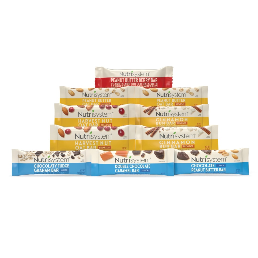 Nutrisystem® Petit déjeuner et panier-repas, aide à soutenir la perte de poids - 10 Compte
