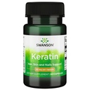 Swanson Keratin (vom tibetischen Wolle) - Natürliche Ergänzung Förderung gesunder Gelenke, Haare, Haut und Nägel - Hilft Nourish Healthy Connective Tissues - (60 Kapseln, je 50mg)