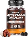 maxmedix Mushroom Gummi - 10x Pilz-Ergänzung mit Ashwagandha und Lions Mane - Gehirn Booster, Immununterstützung, Energie - Pilz-Ergänzung für Herren & Frauen 90 Coke Gummies