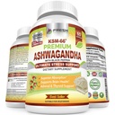 FRESH HEALTHCARE Ashwagandha Kapseln KSM-66 1200mg Pure Root Extract mit schwarzem Pfeffer für hohe Absorption - Potent Ashwagandha Supplement - 60 Vegan Kapseln
