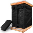 Winter Bienen Hive Wrap für 8 und 10 Rahmen Hives, Einstellbare Bienenstock Bienenzucht Supps, 600D Oxford Insulated Cover, Wasserdicht, Winddicht, Leicht, Eco-Friendly, Wiederverwendbar, 75.98" x 23.6"