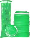 HCS Emesis Bags Einweg - Eco-Friendly, Premium, Hospital Grade, Erwachsene & Kinder - Vomit Bags Einweg für Auto, Reisen, Home Use - Throw Up, Barf, Puke - 24, Strong (40 fl oz)