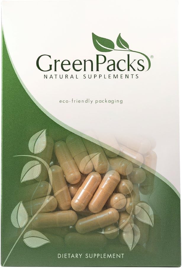 GreenPacks® | Ceylon Cinnamon Kapseln | Organic True Cinnamon | Non-GMO Supplement - 60 Kapseln