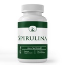 INGRÉDIENTS ORIGINAUX PURE Spiruline (100 Capsules) Riche en Phycocyanine, Pure