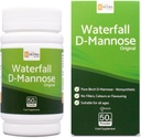 Waterfall D-Mannose Powder - 100% Pure D-Mannose Powder Naturally Sourced from Birch - Not a Blend - Free from Bulking Agent, Fillers & Cranberry - 50g / 1.76oz