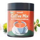 Mutsweet Rhodiola Rosea Instant-Kaffee-Mix mit Ginseng-Ergänzung, 40 Portionen, Kaffee Alternative Pulver, Ginseng-Extrakt, gemahlene Kaffee Unterstützung Energie, Stimmung, Stress, Stamina
