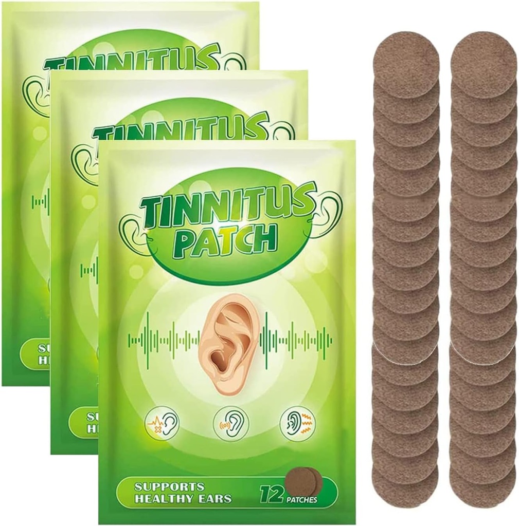 36pcs Tinnitus Ohr Patch, Natürliche Formel Ohr Patches, Ohrenpflege