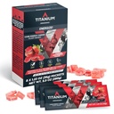TITANIUM Energy Chews für Laufen, Radfahren - Pflanzenbasierte natürliche Endurance-Energie-Gummien zu Re Fuel - Energie-Ergänzungen - Vorarbeiten Snack Bloks - Schnellere als Energie Gele - Kein Koffein - 8 Zähler