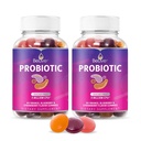 BeLive Probiotic Gummies - Probiotika mit 5 Billion CFUs für Verdauungs-Gesundheit, Männer, Frauen und Kinder Probiotische Ergänzungen für Immununterstützung, Sugar Free & Vegan – Blueberry, Erdbeere & Orange | 2-Pack