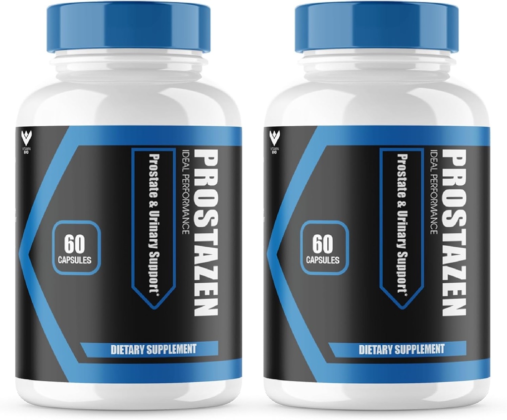(2 Pack) Prostazen Capsules, Official Prostazen Pills to Support Prostate Health, Prostazen Plus Premium Prostate Formula, Prostazen for Healthy Prostate, Prosta Zen Pastillas Reviews (120 Capsules)