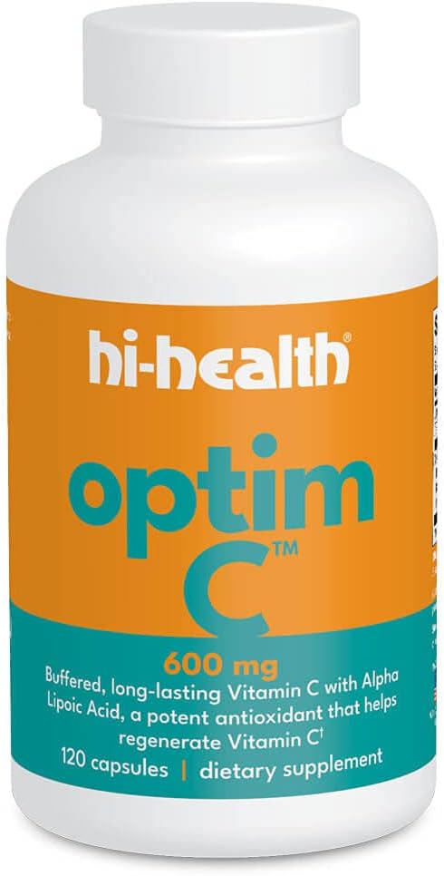 Hi-Health Optim-C 600 mg Buffered Vitamin C (120 Capsules)