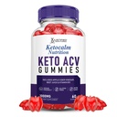 Gerechtigte Laboratories Ketocalm Nutrition Keto ACV Apfelessig mit Granatapfelfettpulver geformt B12 Vegan Non GMO 60 Gummis
