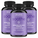 Soothe Hormone Balance pour les femmes + Thyroïde Support pour les femmes (3-Pack)