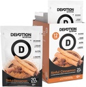 Devotion Nutrition Protein Powder Blend | Glutenfrei, Keto Friendly, Ohne Zusatz von Zucker | 1g MCT | 20g Whey & Micellar Protein | 12 Count Packets (Sinful Cinnamon)