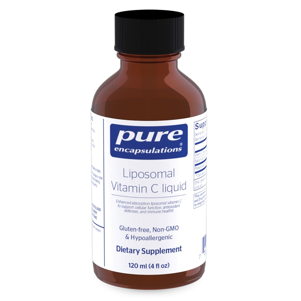 Pure Encapsulations Liposomal Vitamin C | Unterstützung für Cellular Function, Antioxidant Defenses and Immune Health* | 4 fl. oz.