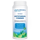 Puregen Labs Antifungal Pulver mit 2% Miconazol Nitrat für gewöhnliche Pilzinfektionen einschließlich Athleten Fuß, Jock Itch und Ringworm, Talc Free, 3 oz (85g)