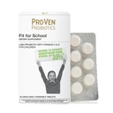 Pro-Ven Fit pour les enfants de l'école Probiotic Chewable Comprimés de 12,5 milliards d'UFC avec vitamine C et D pour les âges 4-16.