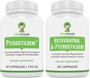 VitaMonk Langlebigkeit Duo - Resveratrol & Pterostilbene Power Pack