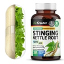 BIO KRAUTER Capsules de nébulisation 1200 mg - 100 Trait urinaire naturel et bouchons de soutien général - Poudre de racine de nébuleuse (Urtica Dioica) - Non OGM