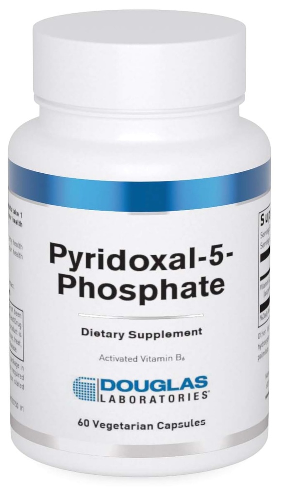 Douglas Laboratories Pyridoxal-5-Phosphate (50 mg) | Vitamin B6 zur Unterstützung neurologischer Gesundheit und Herz-Kreislauf-System | 60 Kapseln
