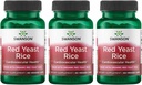 Swanson Made with Organic Traditional Red Yeast Rice 600 Milligramme 60 Veg Kapseln (3 Pack)