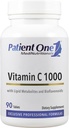 Patient One Vitamin C 1000 mg | Supplement zur Unterstützung Immunsystem Gesundheit* | Lipid Matrix Plus Bioflavonoide für verbesserte Absorption | 90 Tabletten