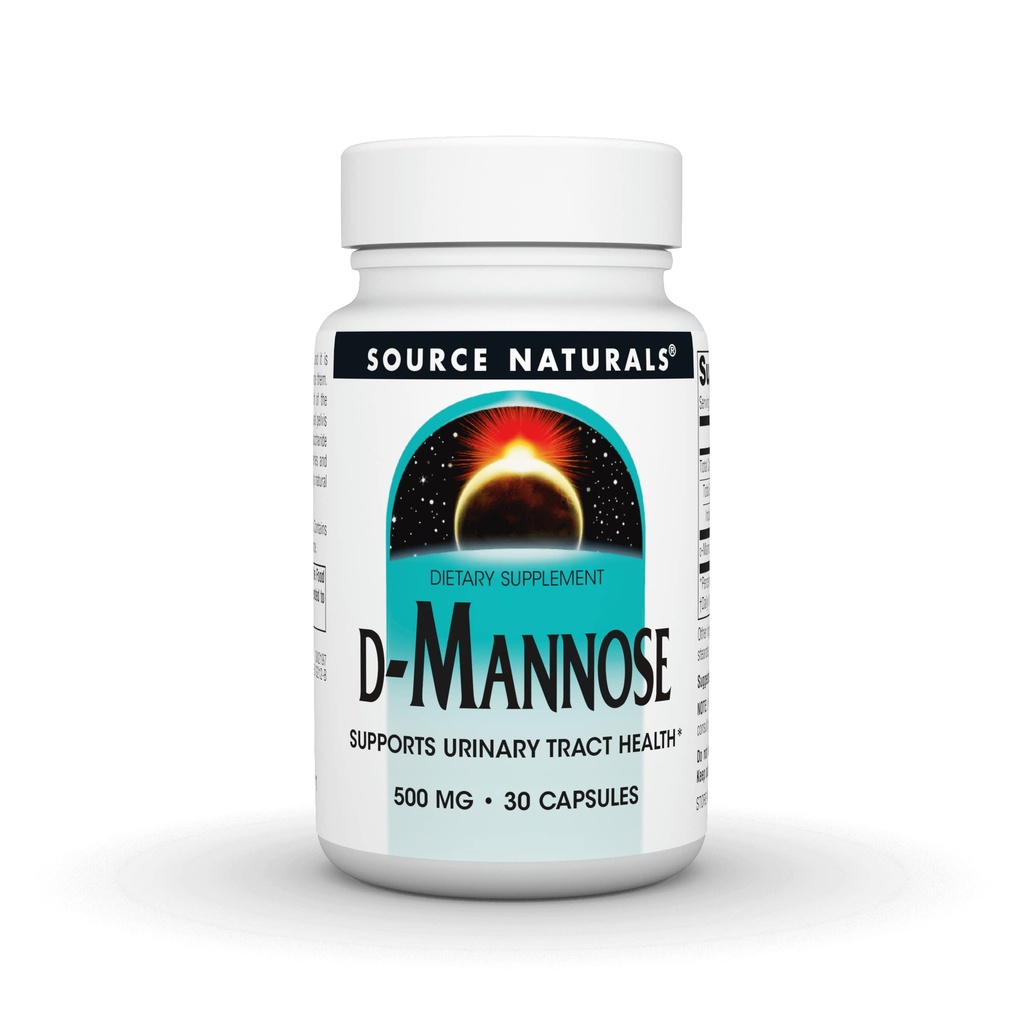 Quelle Naturals D-Mannose, Potent Urinary Tract & Bladder Health Support*, 500mg - 30 Kapseln