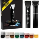 L'étrier de barbe du club de barbe pour les hommes - Perruque rechargeable sans fil électrique - High Power 7000 RPM - 8 Guides de couleur 45 Longueurs de tige uniques - Serrure de voyage