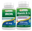 Eisen 65 mg & Vitamin B12 6000 mcg