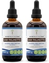Saw Palmetto Tincture Alkoholfreie Flüssigextrakt, Saw Palmetto (Serenoa Repens) Getrocknete Beere (2x4 FL OZ)