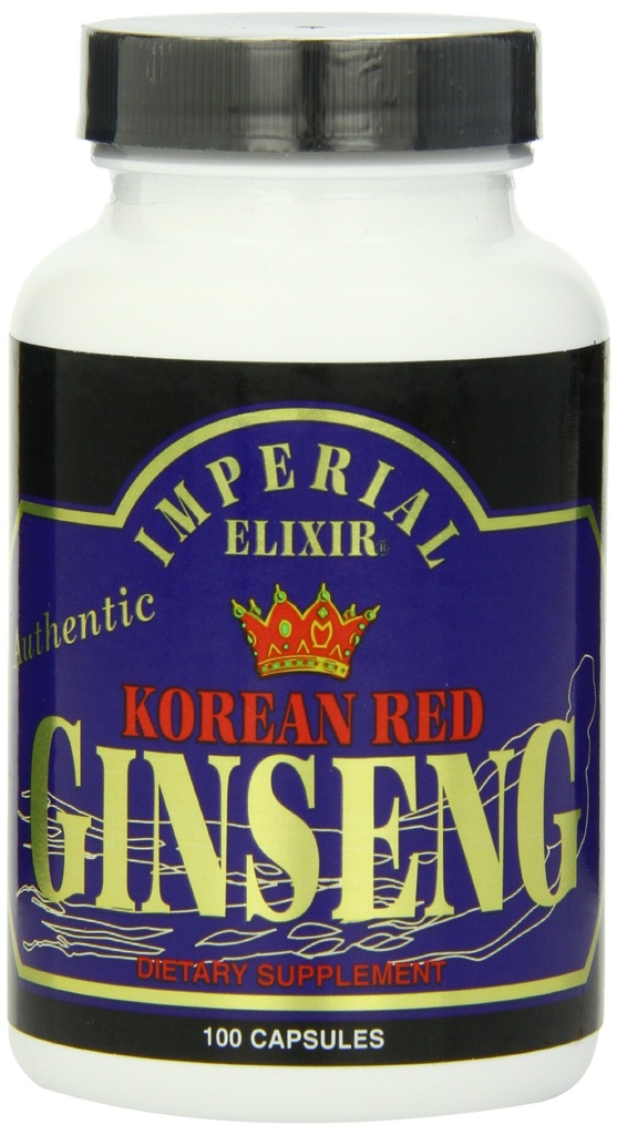 Imperial Elixir, Korean Red Ginseng, 600 mg, 100 Kapseln