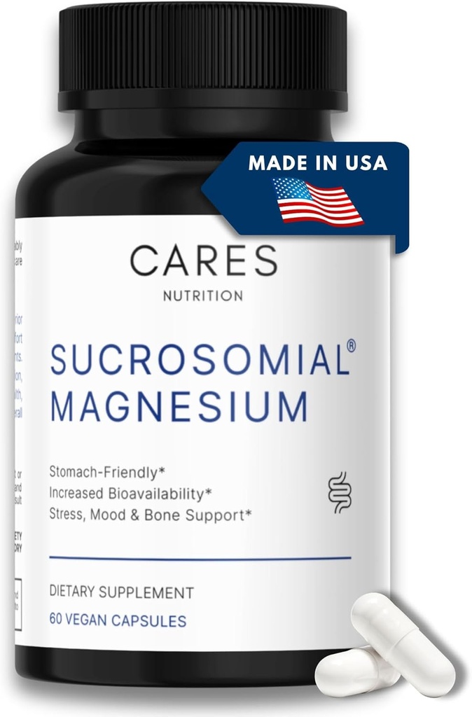 Sucrosomial Magnesium — 300 mg patentiertes Sucrosomial Magnesium Supplement. Kein Stomach Upset. Kein Problem im Vergleich zu anderen Formen