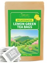 TeeLux Decaf Lemon Grüner Tee, Glatt Entkoffeiniert Grüner Tee mit Refreshing Lemon Aroma & Flavor, 100 Count