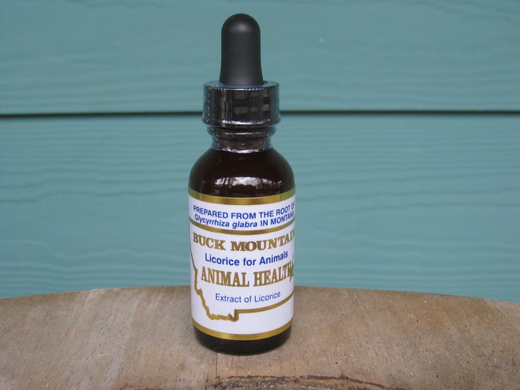 Buck Mountain Licorice Tincture für Tiere- 1ounce von Carols Pet Cafe und darüber hinaus