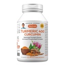 ANDREW LESSMAN Turmeric 400mg - 60 Capsules - 95% Curcuminoides comme Complexe Phospholipide pour les avantages optimums et l'absorption, Extrait standardisé haute puissance, Petites Capsules faciles à avaler