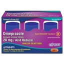 Ohm Omeprazole 20mg, 42 Comprimés à libération différée, Réducteur acide pour brûlures d'estomac fréquentes, médecine de secours 24 heures sur 24, aide à soulager l'estomac et le malaise thoracique (6semaines d'approvisionnement, 42, comte)
