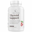 Support Thyroïde - Formule avancée avec l'iode, soutient le métabolisme et l'énergie, soutient Thyroïde en santé. Supplément thyroïde non OGM - 60 gélules