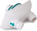 Navage Nasal Dock-Nose Kissen Combo: Weiß Nasal Dock und Standard Nase Kissen